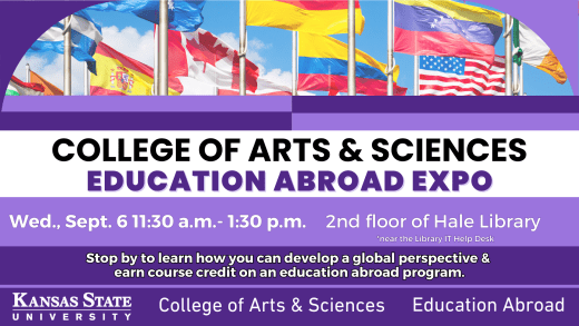 Arts & Sciences Education Abroad Expo graphic