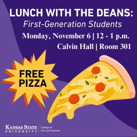 graphic with info about Lunch with the Deans 11/6/23