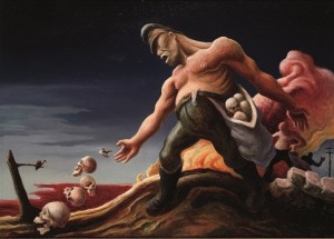 Thomas Hart Benton, The Sowers , from the series The Year of Peril, 1941–42