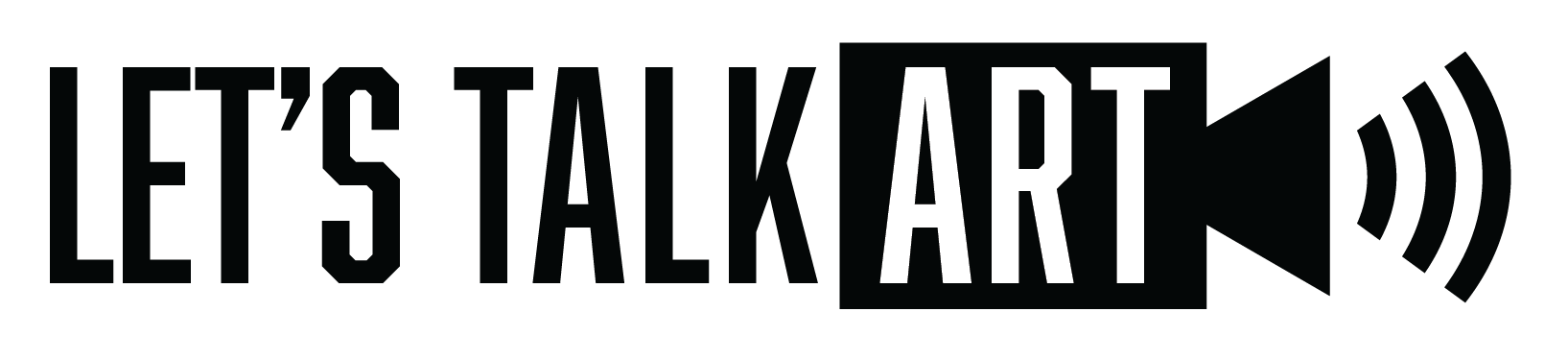 Logo of "Let's Talk Art," Beach museum's series of monthly discussions with artists and creative thinkers about work in the museum's collection.