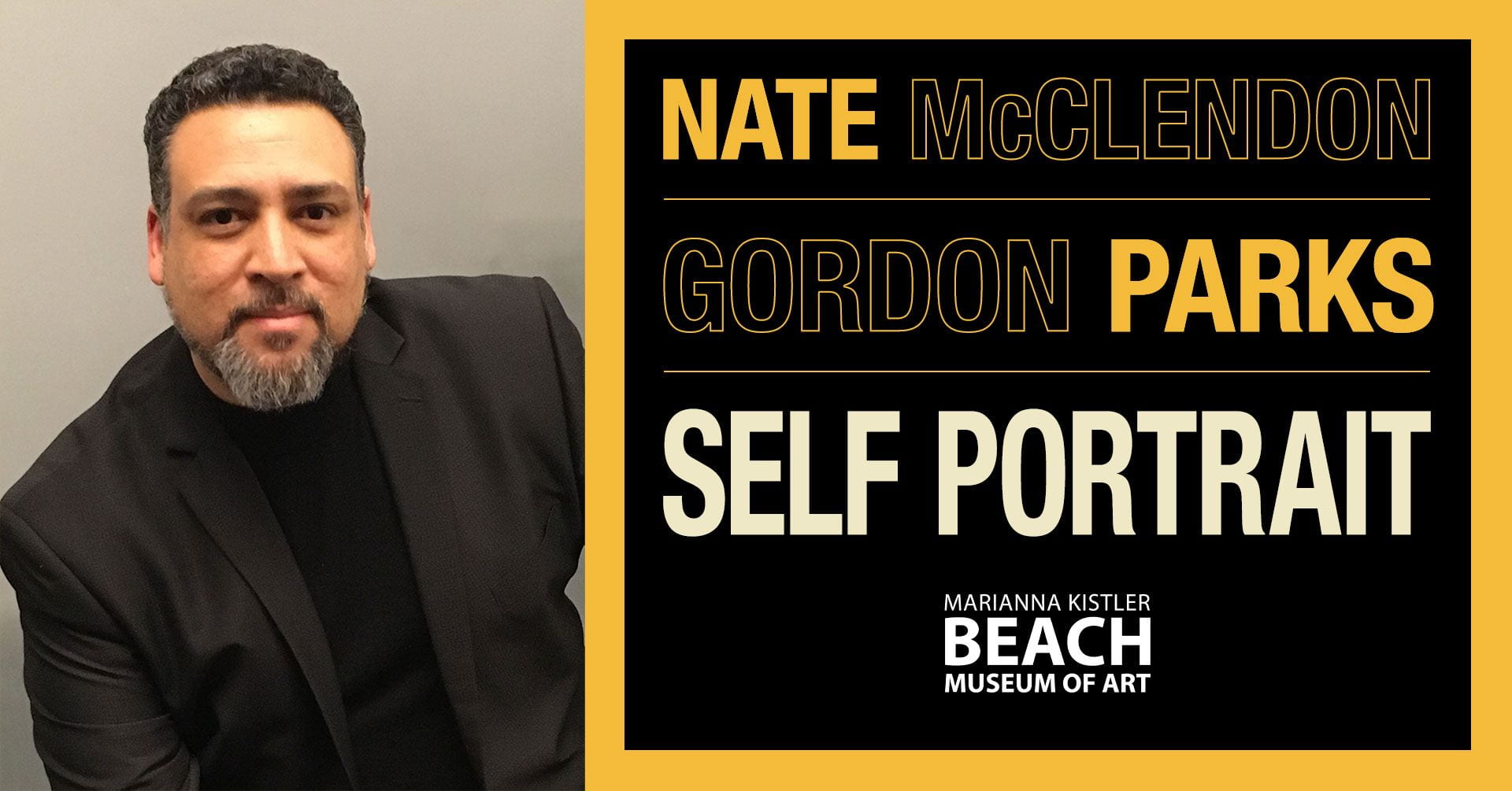 "Self Portrait: Gordon Parks" performance by saxophonist and Beach Museum of Art Teaching Artist Nate McClendon