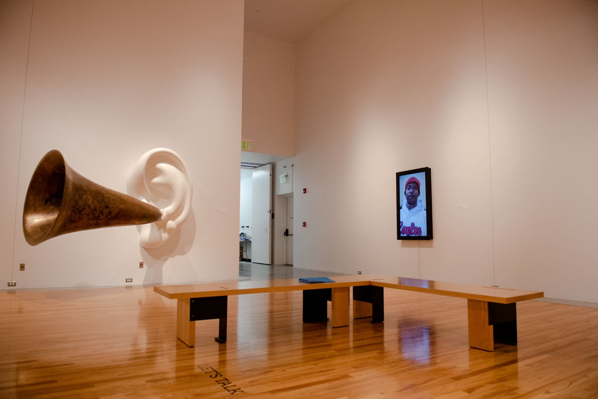 Gallery photo of the exhibition "Do You See What I See?" at the Beach Museum of Art