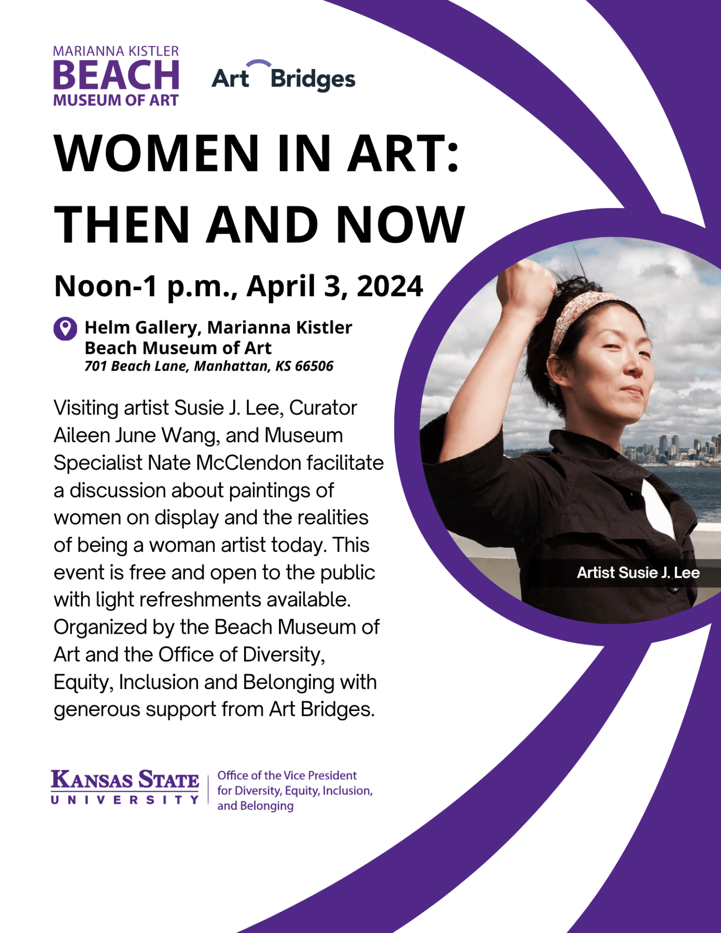 Gallery conversation: Women in Art: Then and Now - flyer