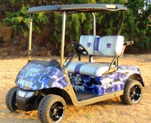 K-State golf cart