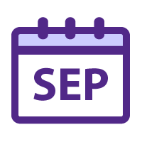September calendar icon