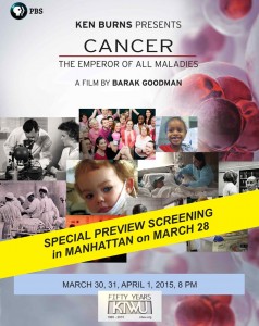 Cancer Documentary Screening Event Flier