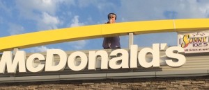 John Anderson On McDonalds Rooftop
