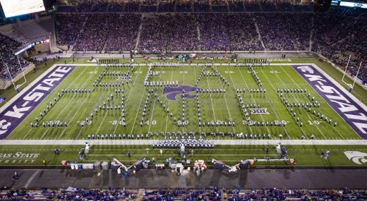 K-State Marching Bands Beat Cancer Formation