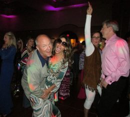 dancers at Pink & Purple Polyester Party 2017