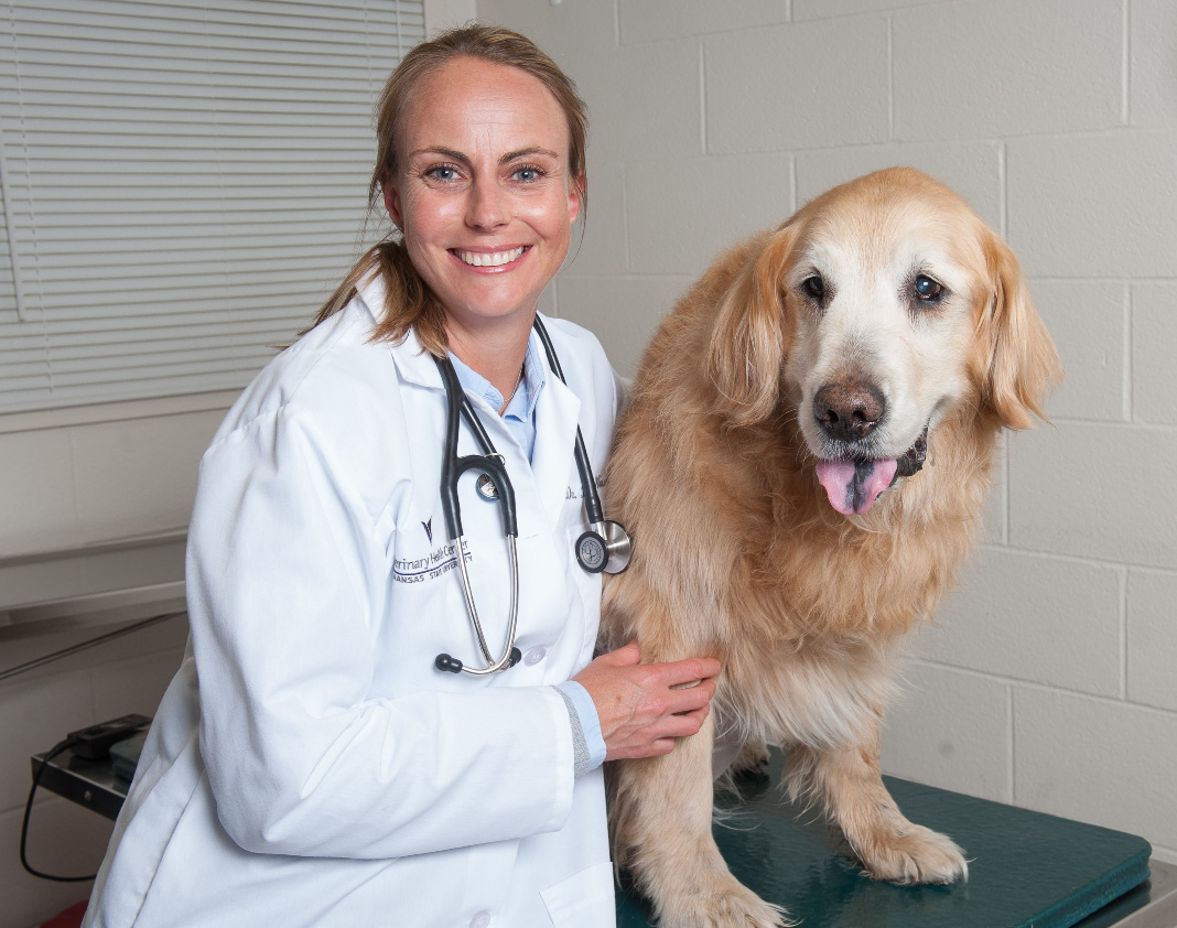 Dr. Raelene Wouda & dog
