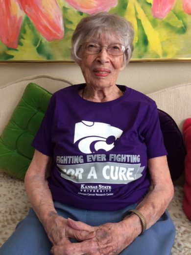 Mary Joerg, 101-year-old K-State retiree