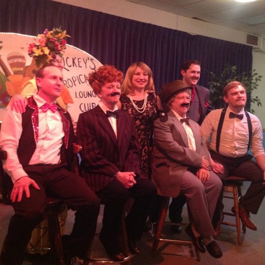 Performers at American Legion's mystery dinner theater