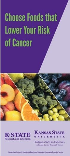 Choose Foods that Lower Your Risk of Cancer brochure