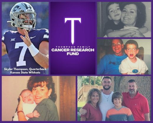 Skylar Thompson family photo collage
