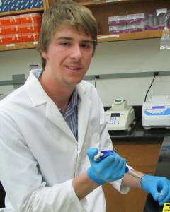 Adam Schieferecke, sophomore in microbiology